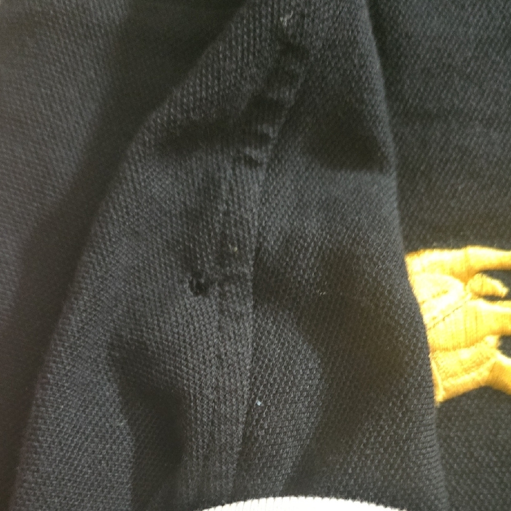 Polo Ralph Lauren Black and Green Polo Shirt - Picture 4 of 4